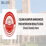 CSJMU Kanpur Announces PhD Interview Results 2024